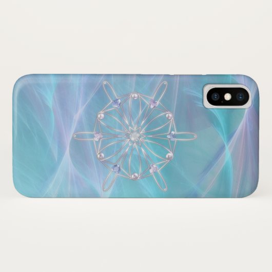 Valse du coque iphone-Mate des Snowflakes (Dos (Horizontal))