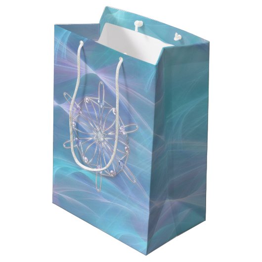 Valse du sac cadeau Snowflakes (Dos Angle)