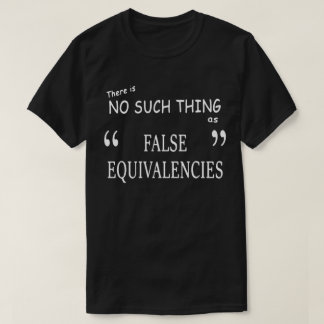 Valse equivalenties (DARK) T-shirt