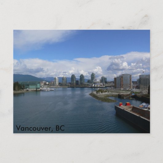 Valse Kreek, Vancouver BC Briefkaart (Voorkant)