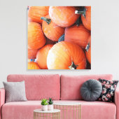 Valse pompoenstapel canvas afdruk (Insitu (Woonkamer))