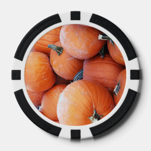 Valse pompoenstapel poker chips