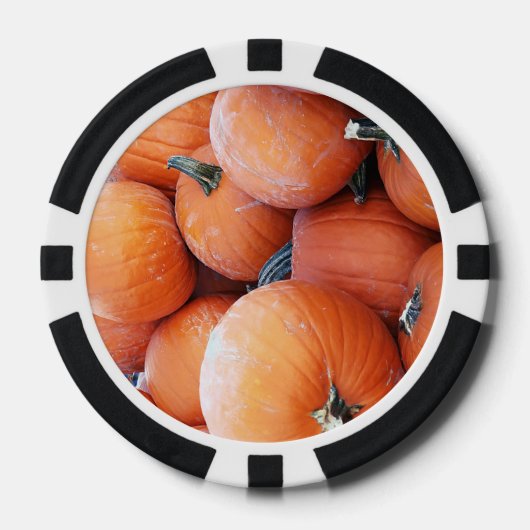 Valse pompoenstapel poker chips (Voorkant)