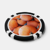 Valse pompoenstapel poker chips (Enkel)