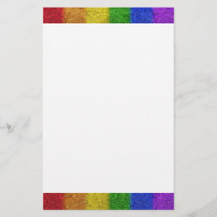 Valse regenbooggradiënt briefpapier