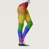 Valse regenbooggradiënt leggings (Rechts)