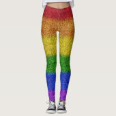 Valse regenbooggradiënt leggings (Voorkant)