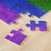 Valse regenbooggradiënt legpuzzel (Zijkant)