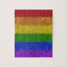 Valse regenbooggradiënt legpuzzel