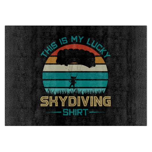 Valsschermspringersschool Portland Snijplank (Voorkant)