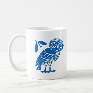 Valsymbool van gemeente Athene embleem owl bi Koffiemok