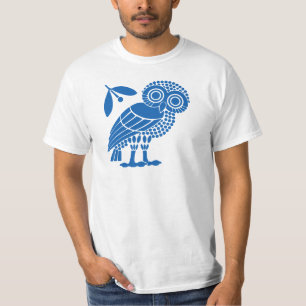 Valsymbool van gemeente Athene embleem owl bi T-shirt