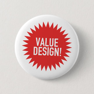 Value Design Badge Ronde Button 5,7 Cm