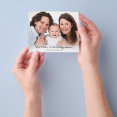 Value Foto Name Jaar Eenvoudige vakantiebrochure Flyer (Hand)