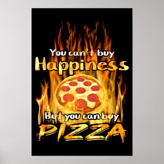 Value Poster Paper voor Pizza shop (Voorkant)