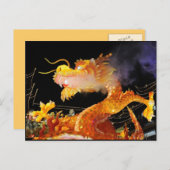 Valuegem Chiness Dragon Post Card Briefkaart (Voorkant / Achterkant)