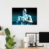 Valuta-handel in vreemde valuta's poster (Thuiskantoor)