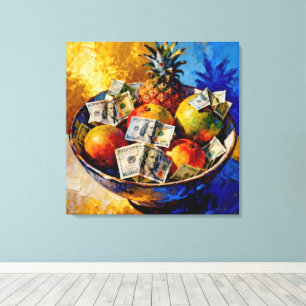 "Valuta van Natuur" – vruchten van mijn arbeid Canvas Afdruk