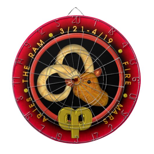 Valxart Aries zodiac Dartbord (Voorkant)