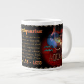 Valxart Capriquarius Capricorn Aquarius Cusp Extra Grote Mok (Voorkant rechts)
