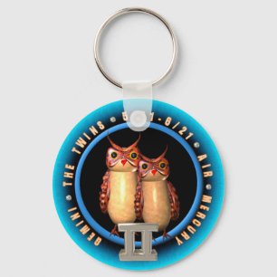 Valxart Gemini zodiac Sleutelhanger