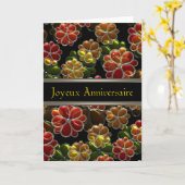 Valxart-Glans van de Verjaardag van Anniversaire Kaart (Gele Bloem)