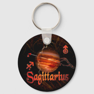 Valxart gothic Sagittarius zodiac sleutelhanger gi