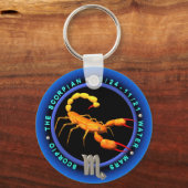 Valxart Scorpio zodiac logo Sleutelhanger (Voorkant)