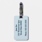 Vamonos Bagage Label (Achterkant verticaal)