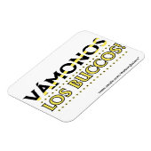 VAMONOS Los Buccos. Magneet! met winkeladres Magneet (Linkerzijde)