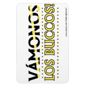 VAMONOS Los Buccos ! Magnet ! avec l'adresse du ma (Vertical)