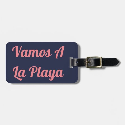 Vamos A La Playa Bagagelabel (Voorkant horizontaal)