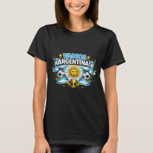 Vamos Argentina Patriottisch Voetbalontwerp | Arge