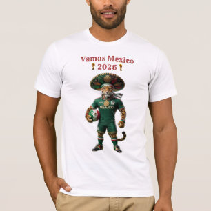 Vamos Mexico 2026 T-Shirt Coupe du Monde de Footba