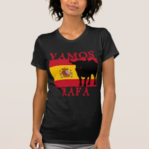 Vamos Rafa met vlag van Spanje T-shirt