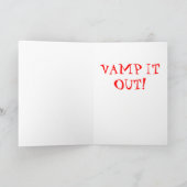 VAMP ÇA ! Carte de vœux (Intérieur)