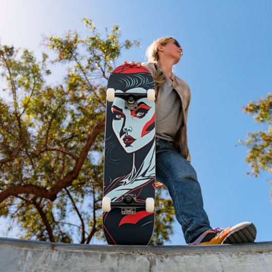 Vamp Girl Skateboard (Buiten 1)