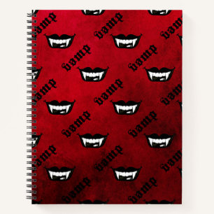 Vamp Gothic Red Notitieboek
