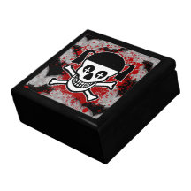 Vamp Gothic Schedel Sieraden Doos