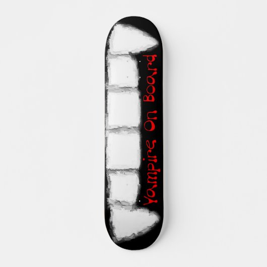 Vampier aan boord skateboard (Voorkant)