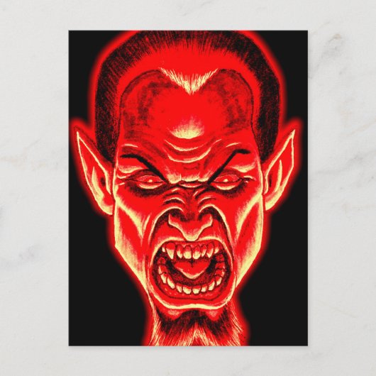 vampier briefkaart (Voorkant)