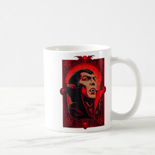 Vampier Dracula Gotische Horror Kunst -halloween V Koffiemok