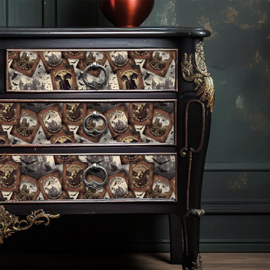  Vampier Dracula Halloween Gothic Tissuepapier