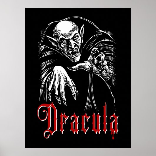 Vampier Dracula Poster (Voorkant)