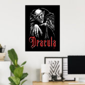 Vampier Dracula Poster (Thuiskantoor)