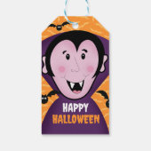 Vampier Dracula vleermuizen Kinder Schattigee Happ Cadeaulabel (Achterkant)