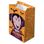 Vampier Dracula vleermuizen Kinder Schattigee Happ Medium Cadeauzakje (Voorkant Gekanteld)