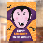 Vampier Dracula vleermuizen Kinder Schattigee Happ Raamsticker (Vel 2)