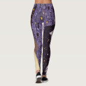 Vampier en heks in Halloween Leggings (Achterkant)