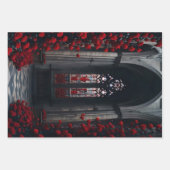 Vampier Halloween achtergrond Inpakpapier Vel (Voorkant 2)